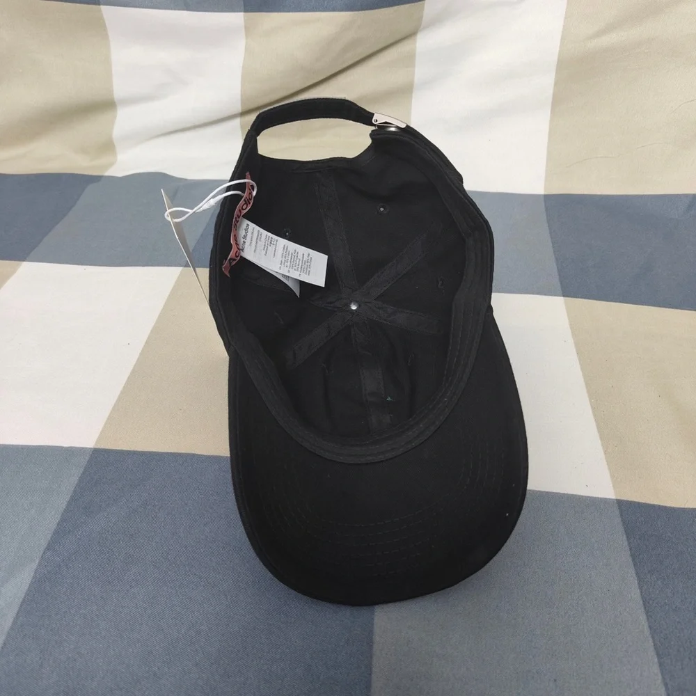 Acne Black and Silver Hat Minimalist Design